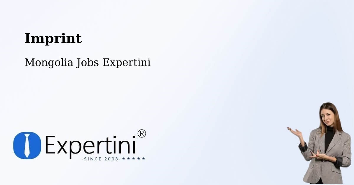 Imprint – Mongolia - Mongolia Jobs Expertini